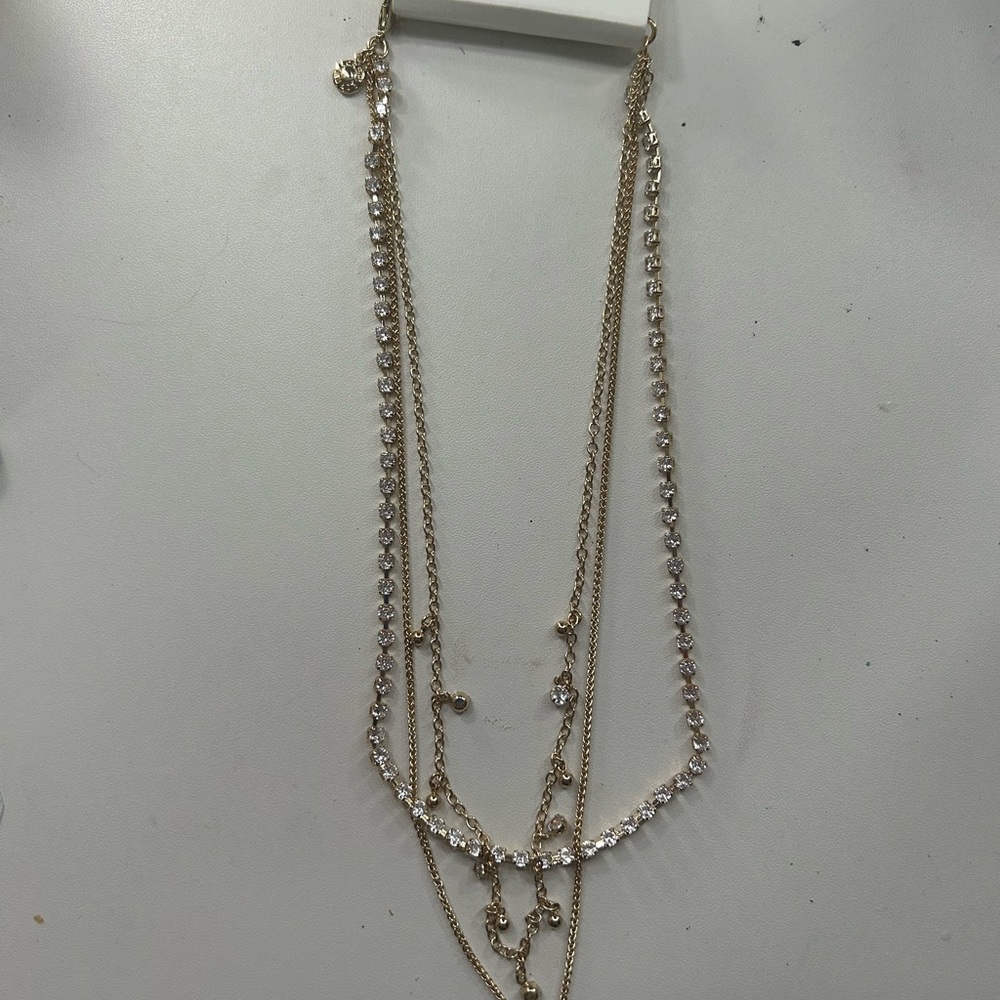J crew layered necklace